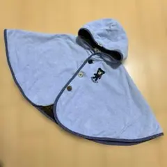 ミキハウス　ダブルビー　ポンチョ　ベビー　70-90サイズ