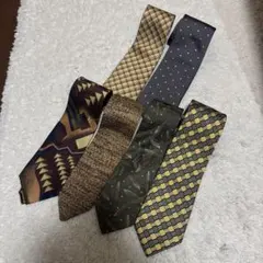 ネクタイ 6本セット　メンズ　まとめ売り　ポールスミス　キャサリンハムネット