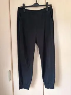 UNIQLO AIRism ブラック ジョガーパンツ L