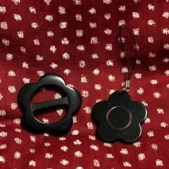 最終値下げ‼️MARY QUANT プラスチック製ブラックバックル＆ストラップのサムネイル