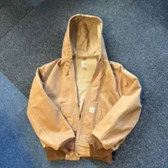 Carhartt ジップアップフーディ Sサイズ ベージュ