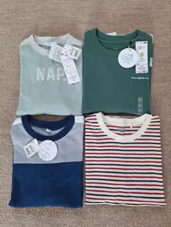 【新品未使用】キッズ Tシャツ 4枚セット 130cm