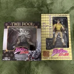 超像可動　ジョセフ・ジョースター＆イギー スタチューレジェンド ザ・フール