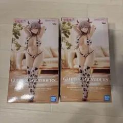 GLITTER&GLAMOURS 宇崎月 牛水着フィギュア メイドver. 2体