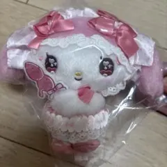 マイメロディ DOLLY MIX PETIT ボンネットマスコットキーホルダー