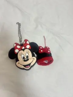 ミニーマウス 小物入れ　キーホルダー