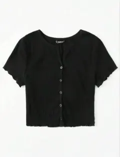 SHEIN ブラック 半袖 トップス カットソー シーイン