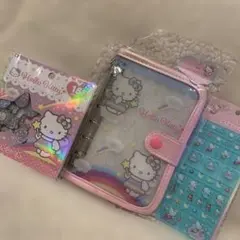 【正規品】ハローキティ　シールバインダー　タイルシール　おはじきシール