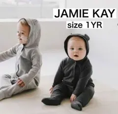 【Jamie Kay】 くまさん カバーオール 足付き ロンパース