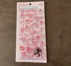 マイメロディ　ボンボンドロップシール　3Dシール