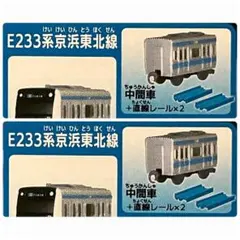 カプセルプラレール 東西の環状線と通勤電車編 E233系京浜東北線（中間車）×２