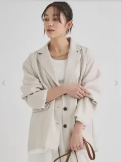 エステルツイルダッドテーラードジャケット アイボリー M fifth