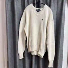 Ralph Laurenオーバーサイズ　アイボリー　古着