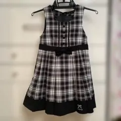 リボン付き ノースリーブ　ワンピース　120cm