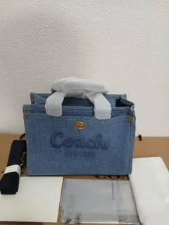 新品・未使用コーチCOACH デニム ショルダーバッグ2wayのサムネイル