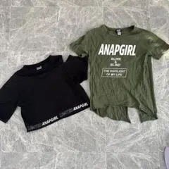 ANAP GIRL クロップドTシャツ 2点セットのサムネイル