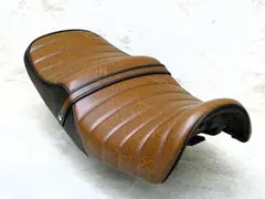 エイプ50 タックロールシート 茶ツートン /あんこ抜き キャブ車 完成