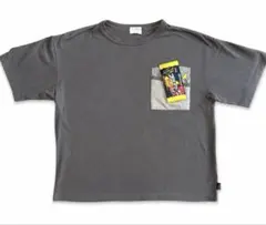 ブラックサンダー F.O.KIDS ポケット付きTシャツ グレー 140cmのサムネイル