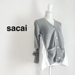 sacai ドッキング カーディガン プリーツのサムネイル