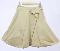 フォクシーニューヨーク 23387 バルーン スカート 膝丈 リボン タック40