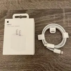 Apple USB-C 20W電源アダプターとケーブルセット