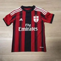 adidas 14-15 ACミラン　ユニフォーム 140cm 本田圭佑