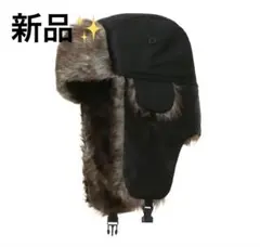 フライトキャップ パイロットキャップ メンズ 帽子 アウトドア ブラック 黒