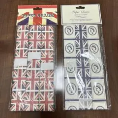 3448：【イギリスで購入】エリザベス女王&ユニオンジャック ペーパーチェーン