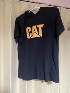 CAT ロゴ Tシャツ 黒