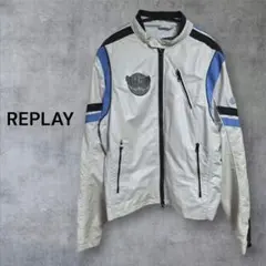 REPLAY ライダースジャケット L バイクライダース