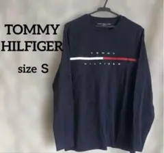 トミーヒルフィガー　ネイビー　メンズ　S 長袖Tシャツ　ロゴ刺繍　ユニセックスのサムネイル