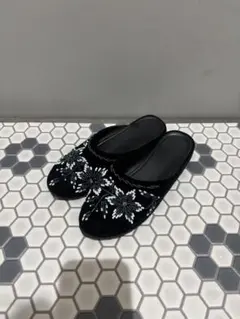 flower ビーズ刺繍パンプスのサムネイル