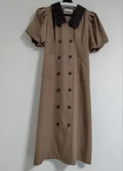 LILY BROWN ボリュームスリーブワンピース