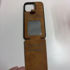 レザー手帳型ケース カードスロット付き iPhone13pro