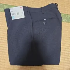 UNIQLO 感動パンツ（ウールライク） 79x76 ネイビー　新品未使用