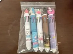 カラフルキャラクターボールペンセット