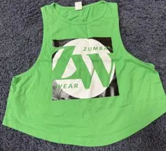 ZUMBA グリーン タンクトップ