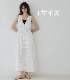 パリフワVネックジッパージャンパースカート