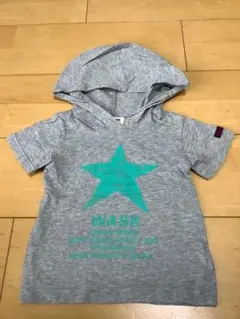 WASK 半袖パーカーTシャツ　90cmのサムネイル