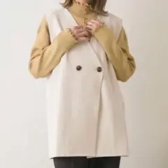 RETRO GIRL ノーカラージャケット ジレ