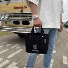 正規品　LUSSO SURF ヤシの木　マルチポケットトートバッグ　ブラックのサムネイル