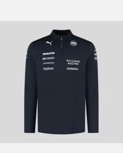 【稀少】PUMA WILLIAMS RACING 長袖ポロシャツ ネイビー