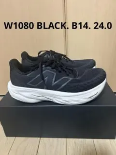 New Balance. W1080 BLACK. B14. 24.0