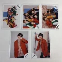 【5枚まとめ売り】なにわ男子 道枝駿佑 公式写真