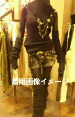 d.i.a. ギャル 服 肩出し ニット ベスト バイカラー オフショル 平成のサムネイル