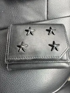 JIMMY CHOO 三つ折り財布 スタースタッズ ブラックのサムネイル