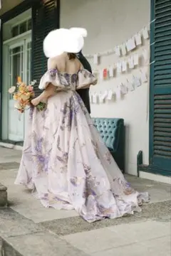 【美品】dress production ウェディングドレス（W299）のサムネイル