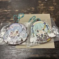 一番くじ　雪ミク2026　　R賞ラバーチャーム2021&2023