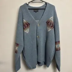 PENDLETON ネイティブ柄カーディガン M ウール調のサムネイル