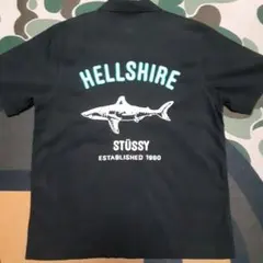 STUSSY ドット柄 半袖 開襟シャツ オープンカラー 水玉 黒白 S - メルカリ